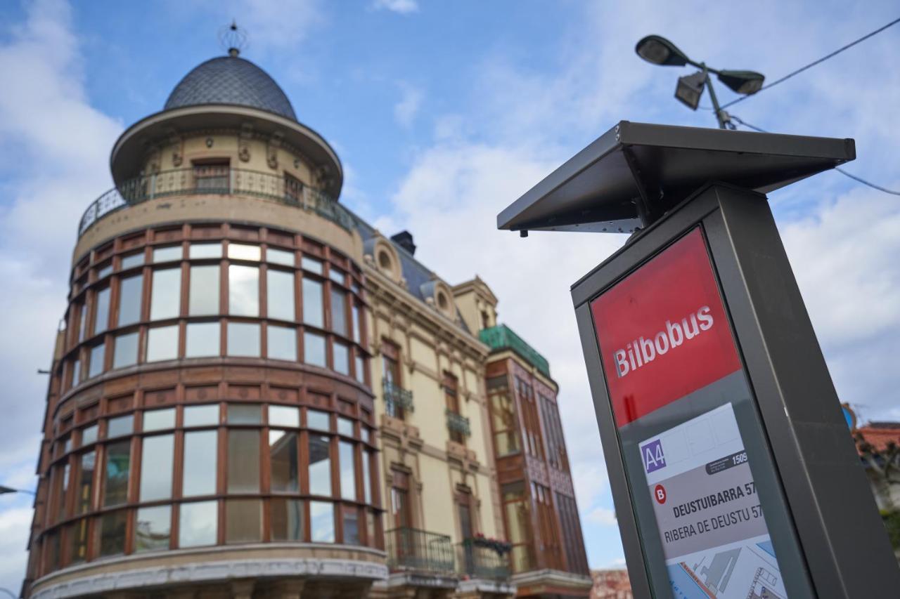 Apartamento Bio Exclusivo Con Mirador En Bilbao Y Aparcamiento Publico Gratuito Apartment ภายนอก รูปภาพ