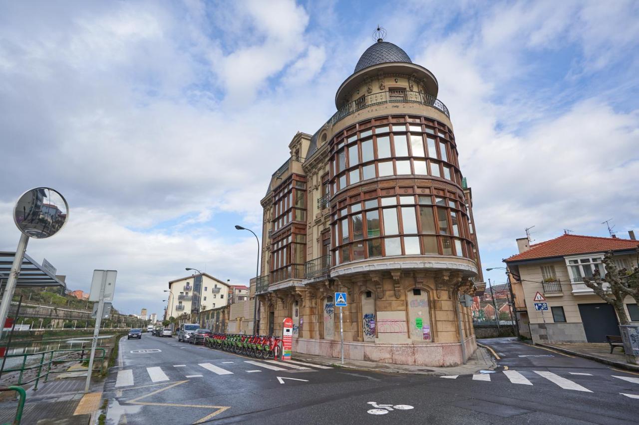 Apartamento Bio Exclusivo Con Mirador En Bilbao Y Aparcamiento Publico Gratuito Apartment ภายนอก รูปภาพ