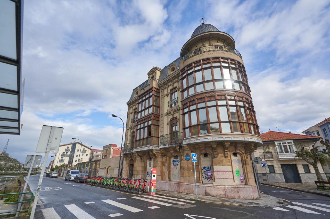 Apartamento Bio Exclusivo Con Mirador En Bilbao Y Aparcamiento Publico Gratuito Apartment ภายนอก รูปภาพ