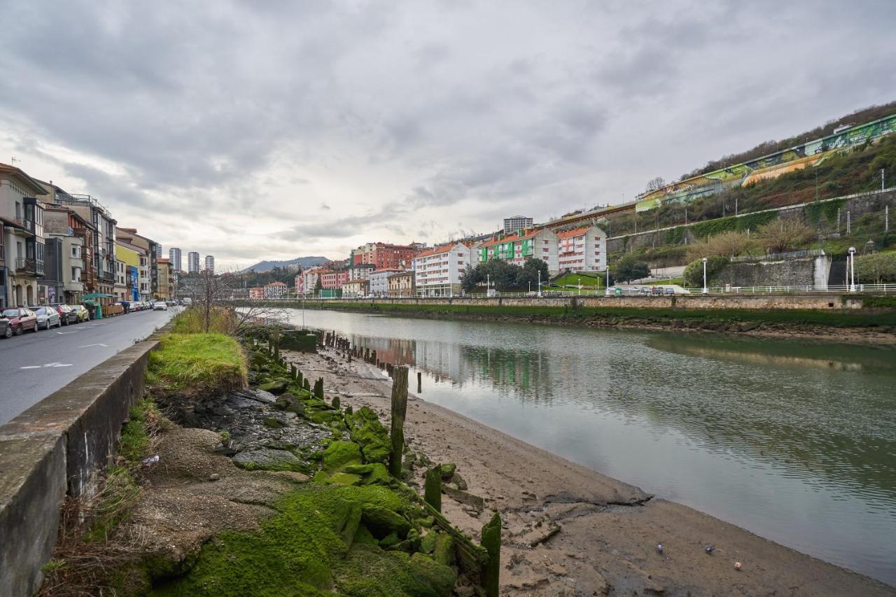 Apartamento Bio Exclusivo Con Mirador En Bilbao Y Aparcamiento Publico Gratuito Apartment ภายนอก รูปภาพ